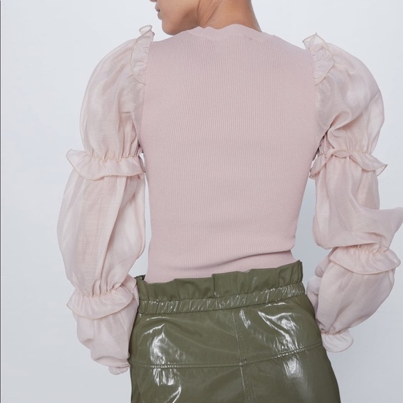 ZARA Organza Top - Picture 7 of 8